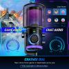 imageFIFINE Gaming PC Microphone USB Streaming Microphone with Game Chat Balance Computer Condenser Desktop RGB Mic with Mute Button Noise Cancellation for PodcastTwitchDiscordAMPLIGAME AM6