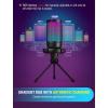 imageFIFINE Gaming Streaming USB PC Microphone for Mac OSWindows AmpliGame Condenser Cardioid Mic with RGB for Video Vocal Recording Twitch Discord Gamer Computer MicBlueBlack