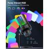 imageFIFINE Gaming USB Microphone PC Computer Mic with 4 Polar Patterns for Podcast Streaming Recording YouTube RGB Condenser Desktop Mic for Windows Mac with Headphone JackAmpliGame A8 PlusA8PLUS