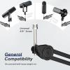 imageFIFINE Microphone Boom Arm Stand Metal Heavy Duty Mic Stand Scissor Suspension Adjustable Boom Arm for Podcast Recording Streaming Gaming with Desk Clamp 58quot Screw Cable TiesBM63 WhiteBlack