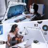 imageFIFINE Microphone Boom Arm Stand Metal Heavy Duty Mic Stand Scissor Suspension Adjustable Boom Arm for Podcast Recording Streaming Gaming with Desk Clamp 58quot Screw Cable TiesBM63 WhiteWhite