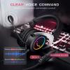 imageFIFINE RGB Gaming HeadsetsComfortable OverEar Headphones with MicrophoneWired Audio Jack ConnectionLeather PassiveNoiseCancelling Earcupsfor PC PS4 PS5 Xbox Gamer Ampligame H3