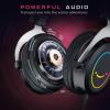 imageFIFINE RGB Gaming HeadsetsComfortable OverEar Headphones with MicrophoneWired Audio Jack ConnectionLeather PassiveNoiseCancelling Earcupsfor PC PS4 PS5 Xbox Gamer Ampligame H3