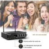 imageFIFINE UHF Dual Channel Wireless Handheld Microphone Easytouse Karaoke Wireless Microphone SystemK036