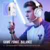 imageFIFINE USB Gaming Headset Flowing RGB Lighting  71 Surround Sound  Detachable Mic  Soft Ear Pads OverEar Headset with Control Box for PC Laptop Mac PS5PS4  AmpliGame H13WP WhiteampampPurpleWhite and Purple