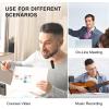 imageFIFINE Wireless Lavalier System with 2 Microphones Lapel Mic Clear Sound for YouTube Video Interview Vlog Dual Mini Mic with Type C Receiver for Android PhoneTabletIphone15USB C LaptopM8M8 Two Mics