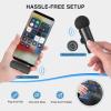 imageFIFINE Wireless Lavalier System with 2 Microphones Lapel Mic Clear Sound for YouTube Video Interview Vlog Dual Mini Mic with Type C Receiver for Android PhoneTabletIphone15USB C LaptopM8M8 Two Mics