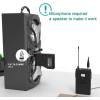 imageFIFINE Wireless Microphone System Wireless Microphone set with Headset and Lavalier Lapel Mics Beltpack Transmitter and ReceiverIdeal for Teaching Preaching and Public Speaking ApplicationsK037B