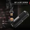 imageFIFINE XLR Dynamic Microphone Vocal Podcast Microphone with Cardioid Pattern Studio Metal Mic for Streaming VoiceOver Dubbing Video Recording BlackK669D