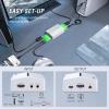 imageFifine AmpliGame Gaming Capture Card USB 4K HDMI 1080P Audio Video Capture Card for OBS Streaming with RGB HDMI inOut Compatible for SwitchXBOXPS5ComputerV3 WhiteWhite