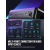 imageFifine Gaming Audio Mixer for 71ch Surround Sound Headphone AmpVolume ControlVoice Chat and StreamingXLR Mic PreampUSB PlugampampPlayVoice ChangerRGB3 EQ Modes Ampligame SC8