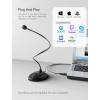 imageFifine USB Computer Microphone Plug ampampPlay Desktop Condenser PC Laptop MicMute Button with LED Indicator Compatible with WindowsMac Ideal for YouTubeZoomRecordingTwitch GamesK054Flexible gooseneck