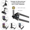imageMicrophone Arm Stand FIFINE Suspension Boom Scissor Mic Stand with Heavy Duty Clamp 38quot to 58quot Adapter for Voiceover Gaming Recording Studio Home Office CS1Black