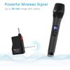 imageWireless Microphone Handheld Dynamic Microphone Wireless mic System for Karaoke Nights and House Parties to Have Fun Over The MixerPA SystemSpeakersFifine Technology K025