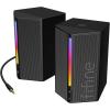 imageFIFINE Computer Speakers Desktop PC Speakers with Volume Control RGB Gaming Loudspeakers Wired with 35mm Aux Audio Cable for Laptop Monitor Phone TabletAmpliGame A20