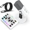 imageFIFINE Gaming Equipment Bundle Dynamic XLRUSB Gaming Microphone Set with Streaming Audio Mixer for Podcast Recording Video Vocal RGB Gamer Set with Volume FaderXLR Interface for PCAmpliGame KS5White