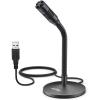 imageFIFINE Mini Gooseneck USB Microphone for Dictation and RecordingDesktop Microphone for Computer Laptop PCPlug and Play Great for SkypeYouTubeGaming StreamingVoiceoverDiscord and TutorialsK050black