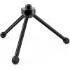 imageFIFINE Tripod Stand for Desktop Microphone with Nonslip Rubber Feet Sturdy Metal Construction Foldable Desk Mic Stand for Gaming Podcasting Meetings Chatting