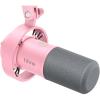 imageFIFINE XLRUSB Dynamic Microphone Studio XLR Vocal Podcast Microphone for Recording USB Streaming Mic with Mute Button Gain Knob Headphones Monitoring for VoiceOver VideoAmplitank K688 PinkPink