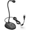 imageFifine USB Computer Microphone Plug ampampPlay Desktop Condenser PC Laptop MicMute Button with LED Indicator Compatible with WindowsMac Ideal for YouTubeZoomRecordingTwitch GamesK054Flexible gooseneck