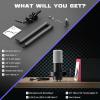 imageFIFINE Dynamic Microphone and Low Profile Arm Stand Set XLRUSB Podcast Recording PC Mic for Vocal Streaming Bundle with Metal Boom Arm Mute Button Headphones Jack for Gaming Studio K688BM88