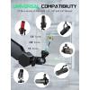 imageFIFINE Mic Arm Stand Microphone Boom Arm with Desk Clamp Cable Channels 38quot to 58quot Threads Heavy Metal Microphone Stand for Podcast Vocal Recording GamingBM66 BlackBM66T BlackWith Extension Tube