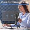 imageFIFINE Podcast Recording Microphone PC USB Condenser Microphone for Streaming Vocal Music Computer Desktop Mic with Mute Button for WindowsMac OSK669PRO1