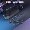 imageFIFINE USB Gaming Microphone and Microphone Arm StandRGB Cardioid Dynamic Mic for PCBoom Arm Stand with Desk Mount Clamp Screw AdapterCable Managementfor Podcast Streaming StudioK658BM88