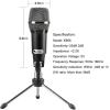 imageFIFINE USB Microphone Plug and Play Home Studio USB Condenser Microphone for Skype Recordings for YouTube Google Voice Search Games for Windows and MacK668