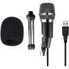 imageFIFINE USB Microphone Plug and Play Home Studio USB Condenser Microphone for Skype Recordings for YouTube Google Voice Search Games for Windows and MacK668