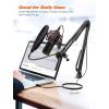 imageFIFINE USB Microphone Set with Flexible Boom Arm Stand Pop Filter Plug and Play with PC Desktop Laptop Computer Streaming Podcast Instrument Mic Kit for Home Studio T732