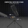 imageFIFINE XLR Microphone Condenser Podcast Mic for Recording Vocal VoiceOver Streaming Podcast Singing Cardioid Studio Microphone Metal Material BlackK669C