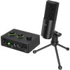 imageFIFINE Audio Interface and Condenser Podcast Mic Set Recording Mixer for Streaming with XLR Monitor 48V Phantom Power XLR Microphone with Metal Material for Vocal VoiceOver Ampli1K669C