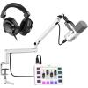 imageFIFINE Gaming Streaming Kit XLR Dynamic Microphone with Heavy Duty Boom Arm Game Mixer Headphones Studio for Recording Vocal VoiceOver