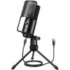 imageFIFINE Podcast Recording Microphone PC USB Condenser Microphone for Streaming Vocal Music Computer Desktop Mic with Mute Button for WindowsMac OSK669PRO1