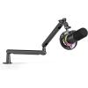 imageFIFINE USB Gaming Microphone and Microphone Arm StandRGB Cardioid Dynamic Mic for PCBoom Arm Stand with Desk Mount Clamp Screw AdapterCable Managementfor Podcast Streaming StudioK658BM88