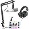 imageFIFINE Gaming XLR Equipment Bundle for Streaming Recording Studio Wired Headphone Game Audio Mixer XLR Cable for PodcastVocal