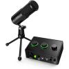 imageFIFINE Recording PC Audio Mixer and XLR Dynamic Microphone SetPodcast USB Interface with 48V Phantom PowerGain KnobStudio Metal Mic Kit for Streaming VoiceOver Instrument Guitar Ampli1K669D