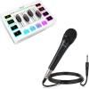 imageFifine Karaoke Microphone and Audio Mixer Kit Dynamic Vocal Mic for SpeakerWired Handheld Mic with On and Off SwitchGaming Streaming PC Mixer with Slider Faderfor VideoPodcast RecordingK6SC3W