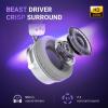 imageFIFINE Wired Open Back Gaming Headset Open Acoustic Audio Breathable Mesh Fabric 71 Surround Sound Vibrant RGB USB Control Box OverEar Headphone with Mic for PC PS5PS4 Laptop Mac  H19BPwhite and purple