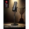 imageFIFINE AmpliTank TANK6S VocalDynamicMicrophone XLRUSBPodcastMicrophone with Desktop Stand Mute Button Volume Knob Studio Metal Built StreamingMic for Content Creation Music Recording