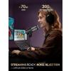 imageFIFINE AmpliTank TANK6S VocalDynamicMicrophone XLRUSBPodcastMicrophone with Desktop Stand Mute Button Volume Knob Studio Metal Built StreamingMic for Content Creation Music Recording