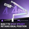 image:imageFIFINE RGB Microphone Boom Arm Low Profile Rotatable Desk Mount Microphone Stand with Cable Management for Podcast Streaming Gaming StudioBM88ProW
