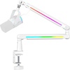 image:imageFIFINE RGB Microphone Boom Arm Low Profile Rotatable Desk Mount Microphone Stand with Cable Management for Podcast Streaming Gaming StudioBM88ProW