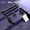 image:imageFIFINE Microphone Boom Arm with Controllable RGB Adjustable Low Profile Mic Stand with Desk Mount ClampCable Management Screw Adapter for Gaming Podcast Streaming StudioBM88Pro
