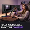 image:imageFIFINE Microphone Boom Arm with Controllable RGB Adjustable Low Profile Mic Stand with Desk Mount ClampCable Management Screw Adapter for Gaming Podcast Streaming StudioBM88Pro