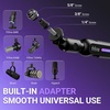 image:imageFIFINE Microphone Boom Arm with Controllable RGB Adjustable Low Profile Mic Stand with Desk Mount ClampCable Management Screw Adapter for Gaming Podcast Streaming StudioBM88Pro