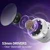 image:imageFIFINE Wired Open Back Headphones for Recording OverEar Monitor Headphones with 53mm Drivers  Airy Mesh Fabric  Detachable Mic Compatible with PCMixerAmplifierMobiles  Amplitank HD18 LiteWhite and purple