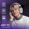 image:imageFIFINE Wired Open Back Headphones for Recording OverEar Monitor Headphones with 53mm Drivers  Airy Mesh Fabric  Detachable Mic Compatible with PCMixerAmplifierMobiles  Amplitank HD18 LiteWhite and purple
