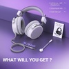 image:imageFIFINE Wired Open Back Headphones for Recording OverEar Monitor Headphones with 53mm Drivers  Airy Mesh Fabric  Detachable Mic Compatible with PCMixerAmplifierMobiles  Amplitank HD18 LiteWhite and purple